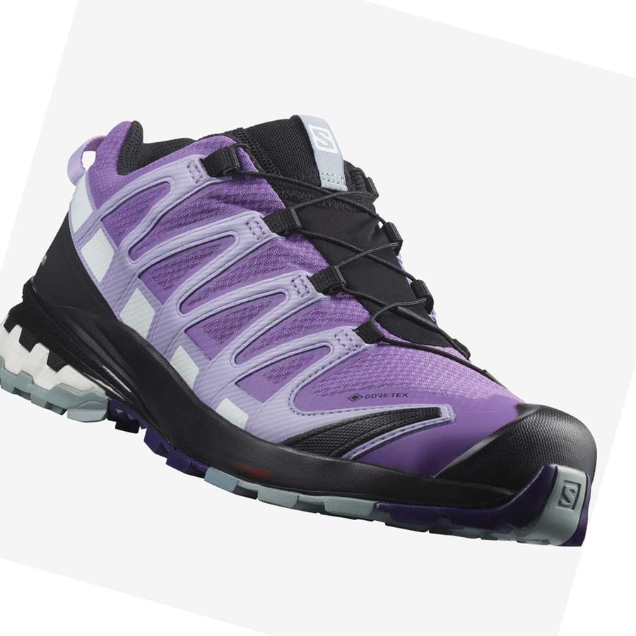 Salomon WoXA PRO 3D v8 GORE-TEX Kadın Yürüyüş Ayakkabısı Mor | TR 2827JPQ